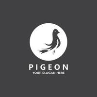 duif vogel logo vector illustratie ontwerp pictogrammalplaatje