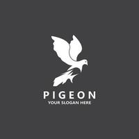 duif vogel logo vector illustratie ontwerp pictogrammalplaatje