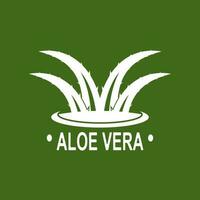 aloë vera logo illustratie sjabloon ontwerp vector