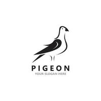 duif vogel logo vector illustratie ontwerp pictogrammalplaatje