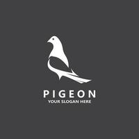 duif vogel logo vector illustratie ontwerp pictogrammalplaatje