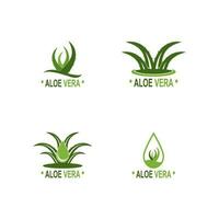 aloë vera logo illustratie sjabloon ontwerp vector