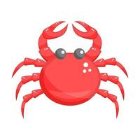 krab zeevruchten vector