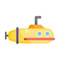 onderzeeër onderwater torpedo vector