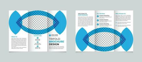 professioneel zakelijke creatief modern bedrijf drievoud brochure ontwerp sjabloon voor uw bedrijf vrij vector