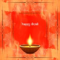 Abstracte decoratieve Gelukkige Diwali-achtergrond vector