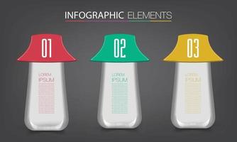 moderne tekstvak sjabloon banner infographics vector