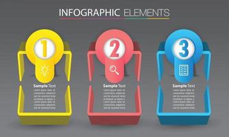 moderne tekstvak sjabloon banner infographics vector