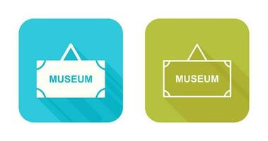 museum label vector icoon