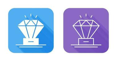 diamant vector pictogram