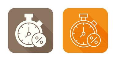 timer vector icoon