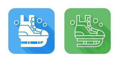 ijs het schaatsen vector icoon