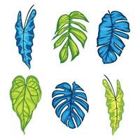 tropisch of exotisch bladeren vector beeld