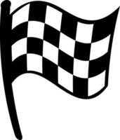 vector racing vlag icoon, vector teken of symbool.