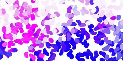 licht roze blauw vector sjabloon met abstracte vormen