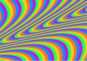 groovy hippie achtergrond. retro golvend patroon. abstract psychedelisch achtergrond. vector illustratie