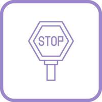 stopbord vector pictogram