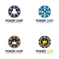 casino chip pictogram poker chip vector pictogram logo