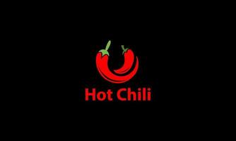rood groen Chili logo ontwerpen concept vector, iconisch Chili logo symbool vector