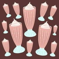 milkshake vector illustratie voor grafisch ontwerp en decoratief element