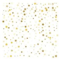 gouden sterren confetti-viering vector