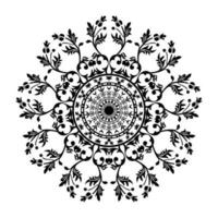 bloem mandala ontwerp, bloemen mandala kleur bladzijde ontwerp vector