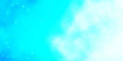 lichtblauwe vectorachtergrond met kleurrijke sterren vector