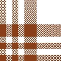 plaid patroon naadloos. Schots plaid, sjabloon voor ontwerp ornament. naadloos kleding stof textuur. vector