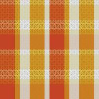 Schotse ruit plaid naadloos patroon. klassiek Schots Schotse ruit ontwerp. voor sjaal, jurk, rok, andere modern voorjaar herfst winter mode textiel ontwerp. vector