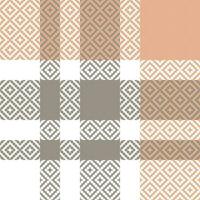 plaids patroon naadloos. schaakbord patroon naadloos Schotse ruit illustratie vector reeks voor sjaal, deken, andere modern voorjaar zomer herfst winter vakantie kleding stof afdrukken.