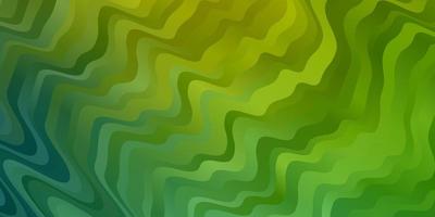 lichtblauwe groene vectorachtergrond met gebogen lijnen kleurrijk geometrisch monster met gradiëntkrommen slim ontwerp voor uw promoties vector