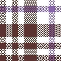 Schotse ruit plaid vector naadloos patroon. plaid patroon naadloos. flanel overhemd Schotse ruit patronen. modieus tegels voor achtergronden.