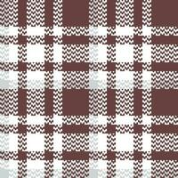 Schotse ruit plaid patroon naadloos. klassiek Schots Schotse ruit ontwerp. voor overhemd afdrukken, kleding, jurken, tafelkleden, dekens, beddengoed, papier, dekbed, stof en andere textiel producten. vector