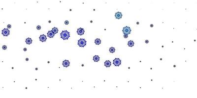 lichtblauw groen vector sjabloon met ijs sneeuwvlokken