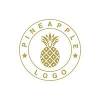 ananas logo ontwerp vector