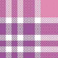 Schotse ruit plaid patroon naadloos. abstract controleren plaid patroon. sjabloon voor ontwerp ornament. naadloos kleding stof textuur. vector illustratie