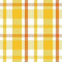 Schotse ruit naadloos patroon. klassiek plaid Schotse ruit traditioneel Schots geweven kleding stof. houthakker overhemd flanel textiel. patroon tegel swatch inbegrepen. vector