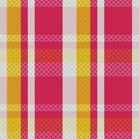 Schotse ruit plaid vector naadloos patroon. plaid patroon naadloos. flanel overhemd Schotse ruit patronen. modieus tegels voor achtergronden.