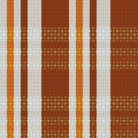 Schots Schotse ruit plaid naadloos patroon, katoenen stof patronen. traditioneel Schots geweven kleding stof. houthakker overhemd flanel textiel. patroon tegel swatch inbegrepen. vector