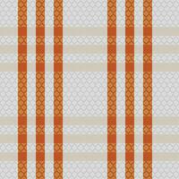 Schotse ruit plaid naadloos patroon. katoenen stof patronen. sjabloon voor ontwerp ornament. naadloos kleding stof textuur. vector illustratie