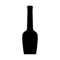 wijn fles icoon vector. wijn illustratie teken. fles symbool of logo. vector