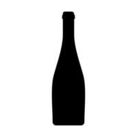 wijn fles icoon vector. wijn illustratie teken. fles symbool of logo. vector