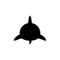 haai icoon vector. zee leven illustratie teken. vis symbool of logo. vector