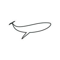 walvis icoon vector. sperma walvis illustratie teken. vis symbool. oceaan logo. vector