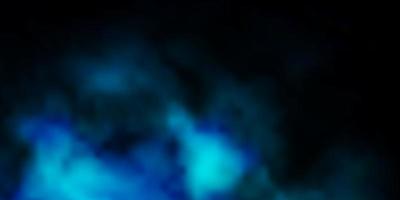 donkerblauwe vectortextuur met bewolkte hemel abstracte illustratie met kleurrijke gradiëntwolkenmalplaatje voor bestemmingspagina's vector