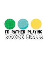 jeu de boules bal t-shirt ontwerp, jeu de boules typografie t-shirt ontwerp vector