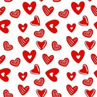 naadloos liefde hart ontwerp vector achtergrond. naadloos patroon Aan Valentijn s dag. de naadloos structuur met hart.