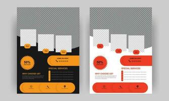 restaurant folder sjabloon. voedsel restaurant folder ontwerp. restaurant folder. vector