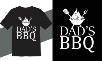 bbq vector t overhemd ontwerp vrij vector downloaden