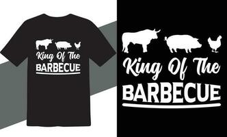 bbq vector t overhemd ontwerp vrij vector downloaden